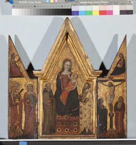 Trittico portatile da Master of the Christchurch Coronation